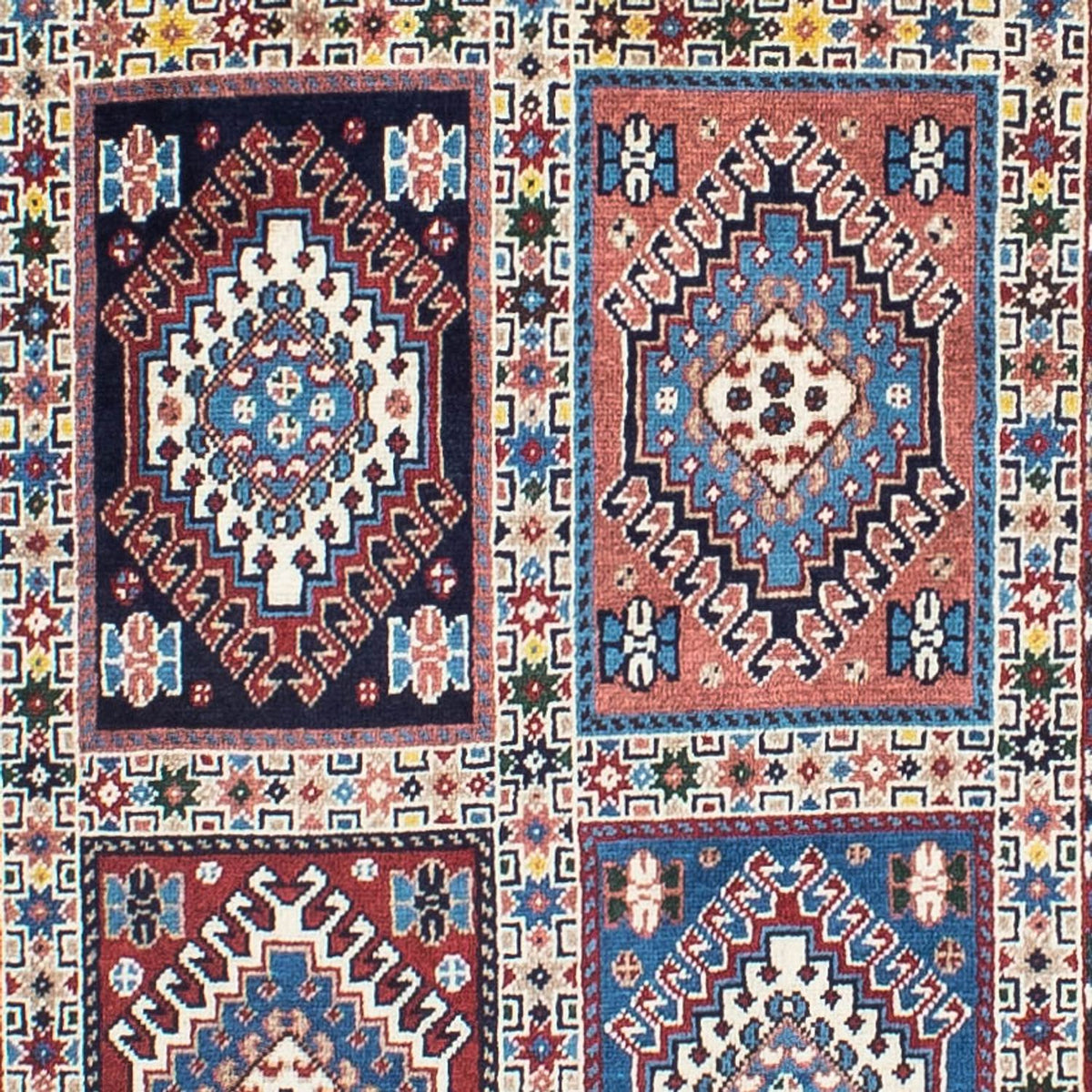 Alfombra de pasillo Alfombra persa - Nómada - 283 x 80 cm - multicolor