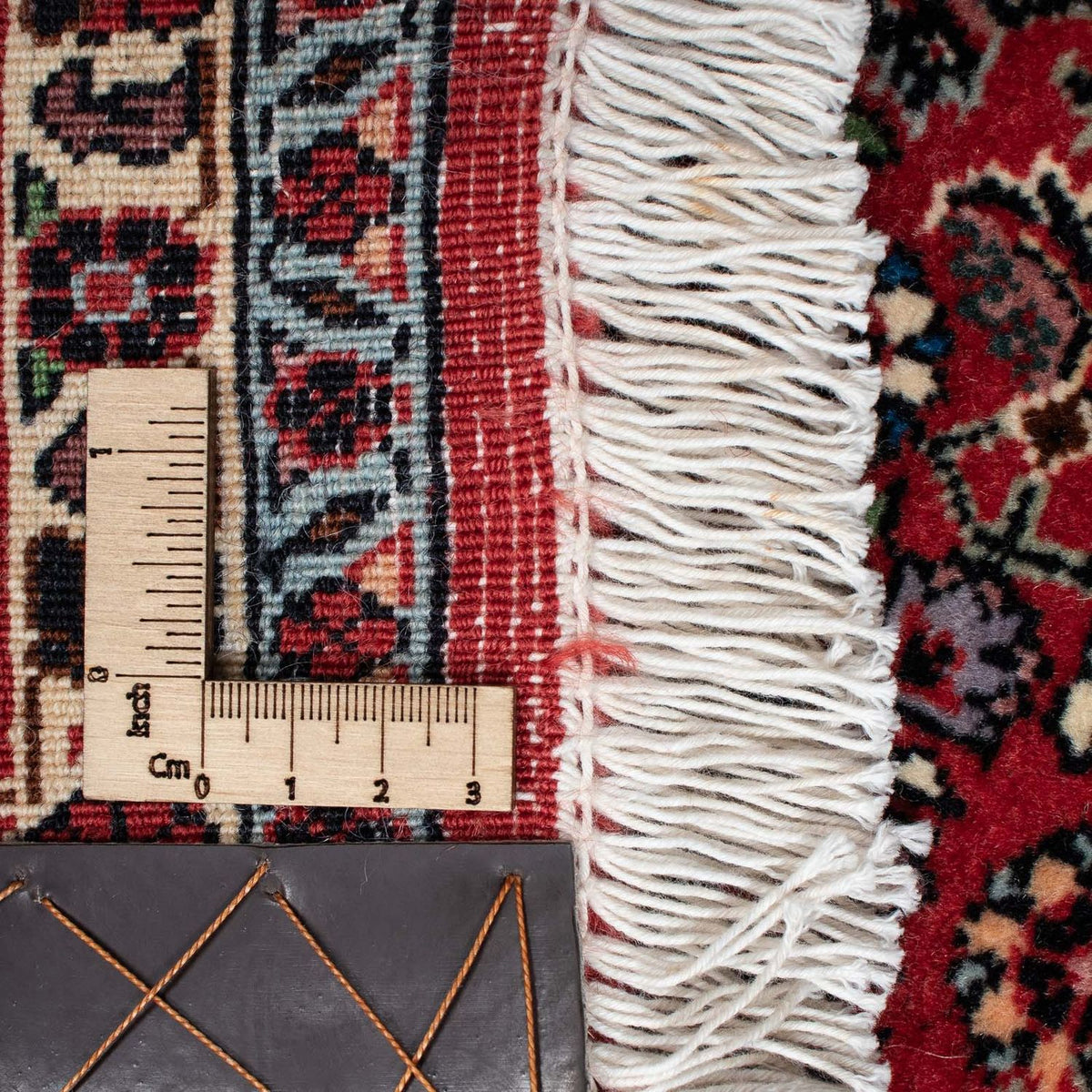 Alfombra persa - Bidjar - 210 x 132 cm - rojo claro