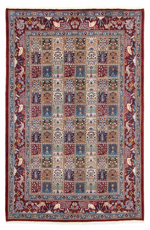 Alfombra persa - Clásica - 295 x 198 cm - rojo oscuro