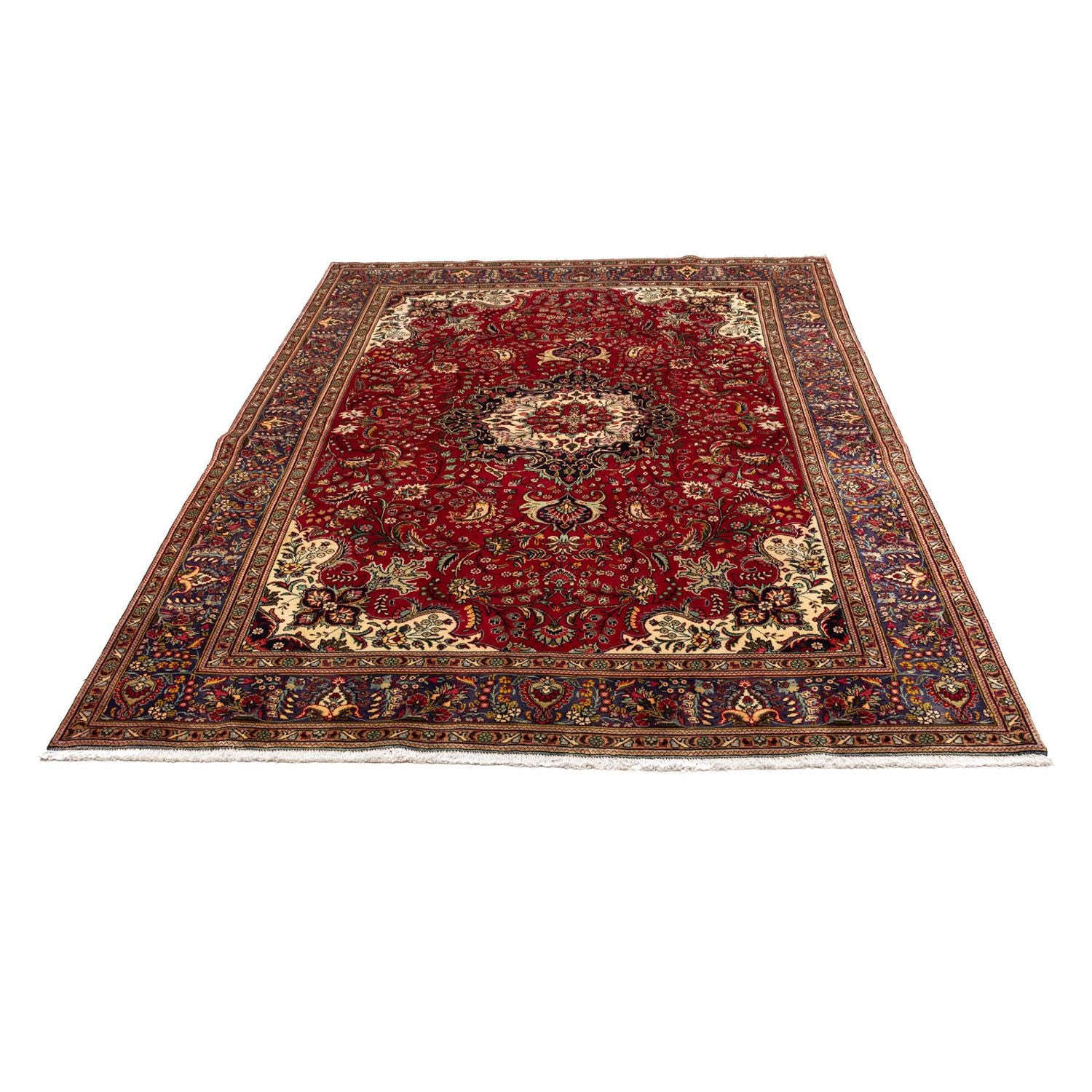 Alfombra persa - Nómada - 308 x 205 cm - rojo oscuro