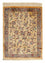 Alfombra persa - Ghom - 82 x 59 cm - marrón claro