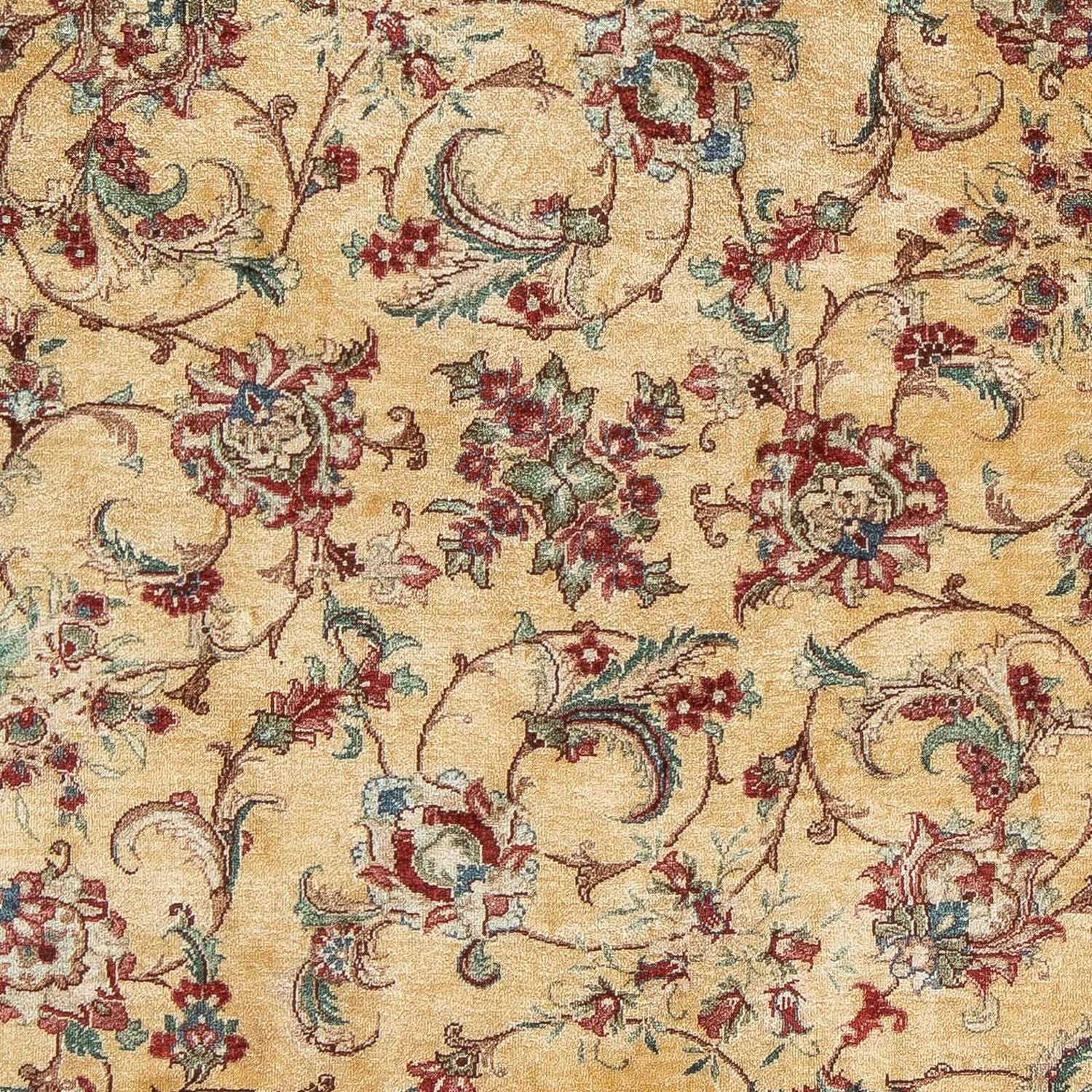 Alfombra persa - Ghom - 82 x 59 cm - marrón claro
