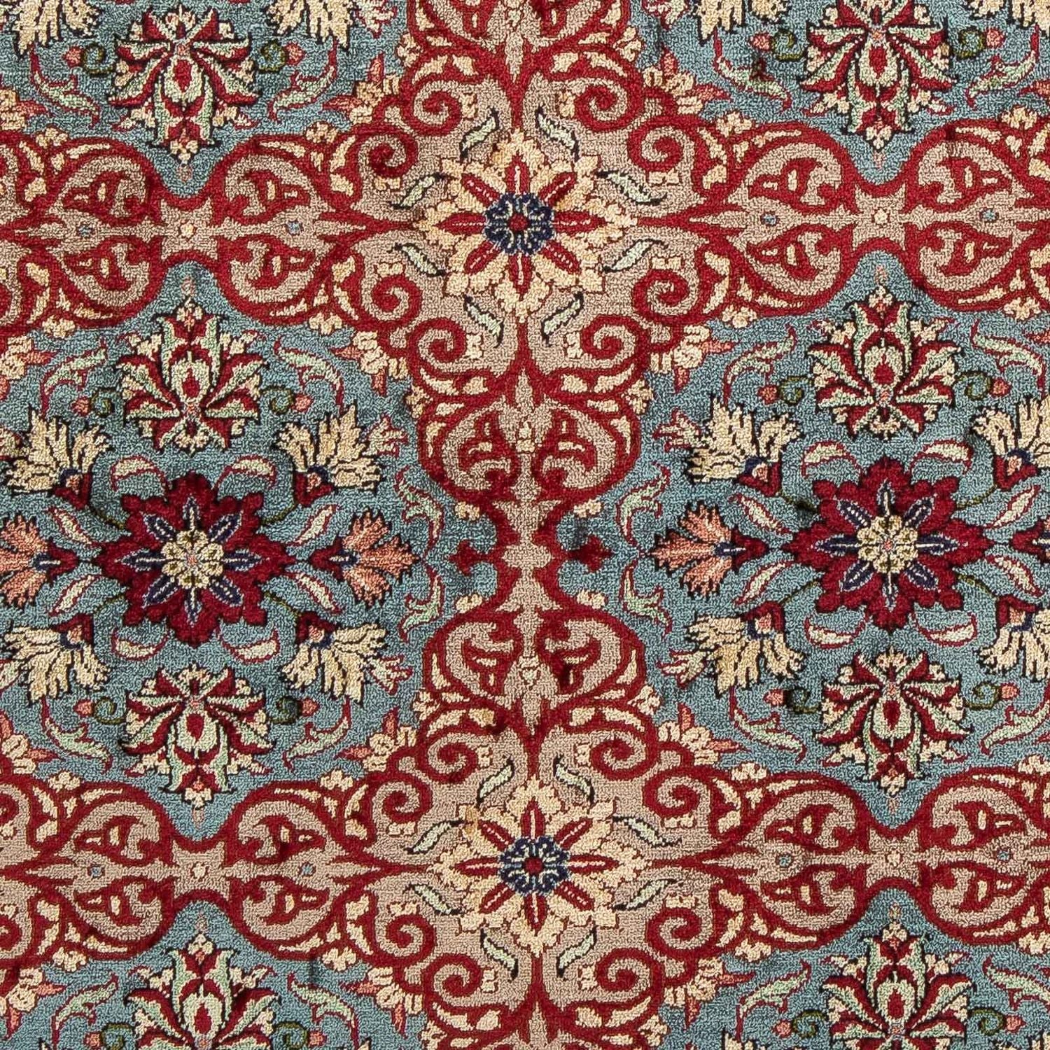 Alfombra persa - Ghom - 75 x 57 cm - multicolor
