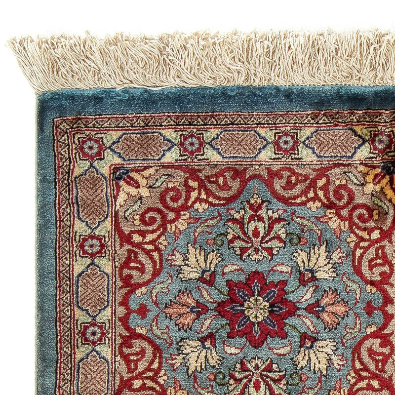 Alfombra persa - Ghom - 75 x 57 cm - multicolor