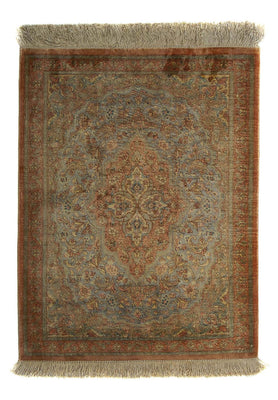 Alfombra persa - Ghom - 76 x 57 cm - multicolor