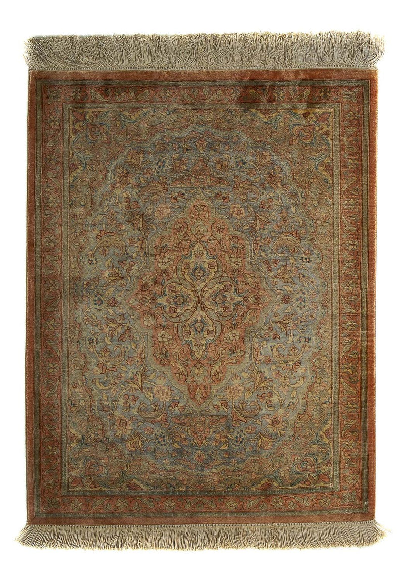 Alfombra persa - Ghom - 76 x 57 cm - multicolor