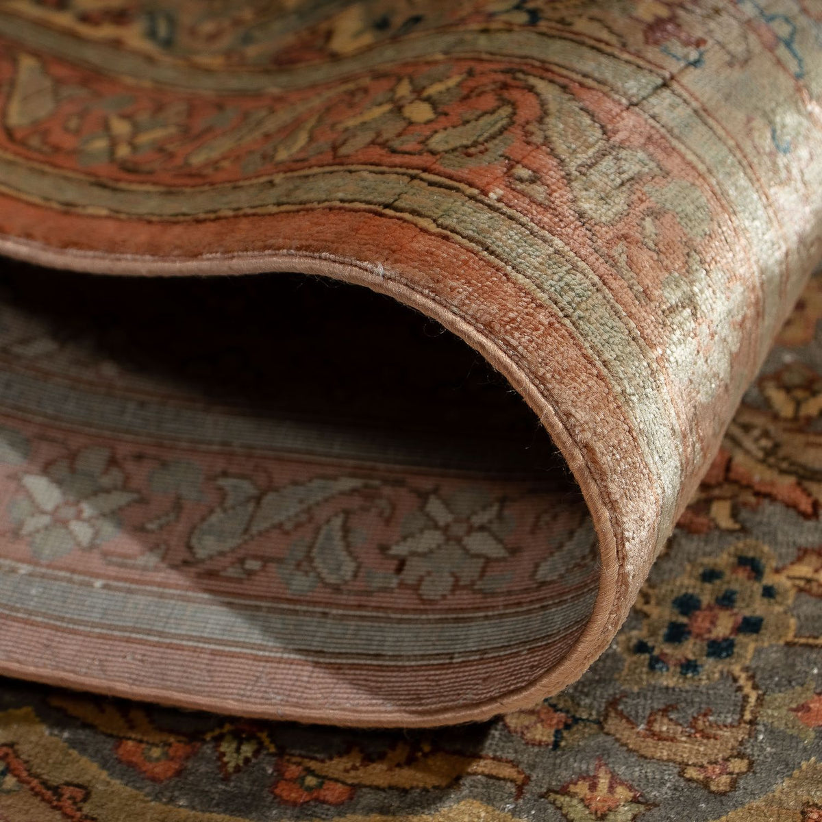 Alfombra persa - Ghom - 76 x 57 cm - multicolor