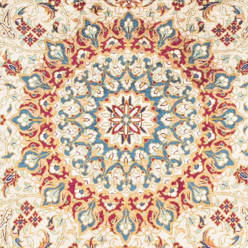 Alfombra persa - Ghom - 123 x 77 cm - azul oscuro