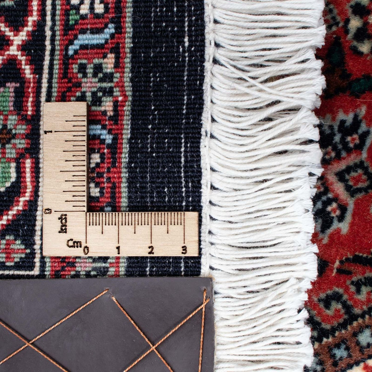 Alfombra de pasillo Alfombra persa - Bidjar - 201 x 100 cm - azul oscuro