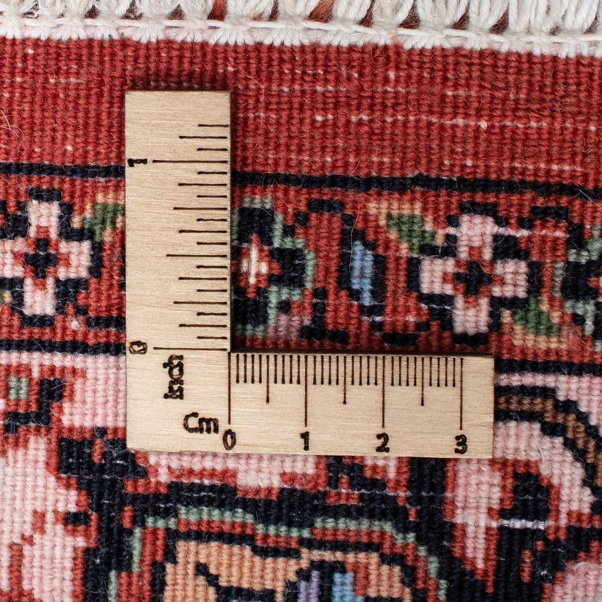 Alfombra de pasillo Alfombra persa - Bidjar - 185 x 98 cm - rojo claro