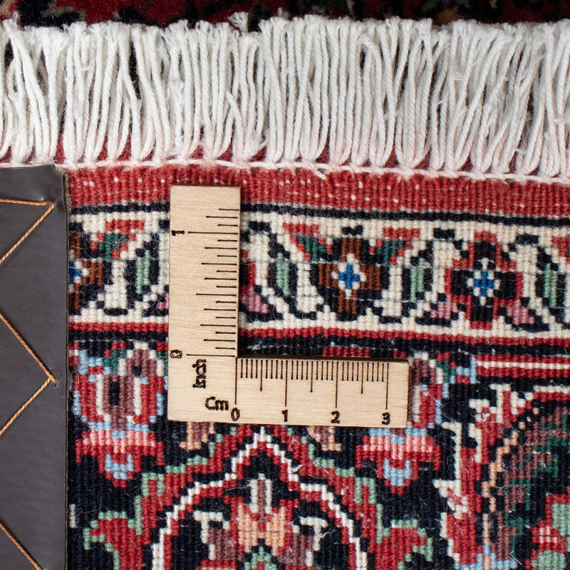 Alfombra de pasillo Alfombra persa - Bidjar - 194 x 100 cm - rojo oscuro