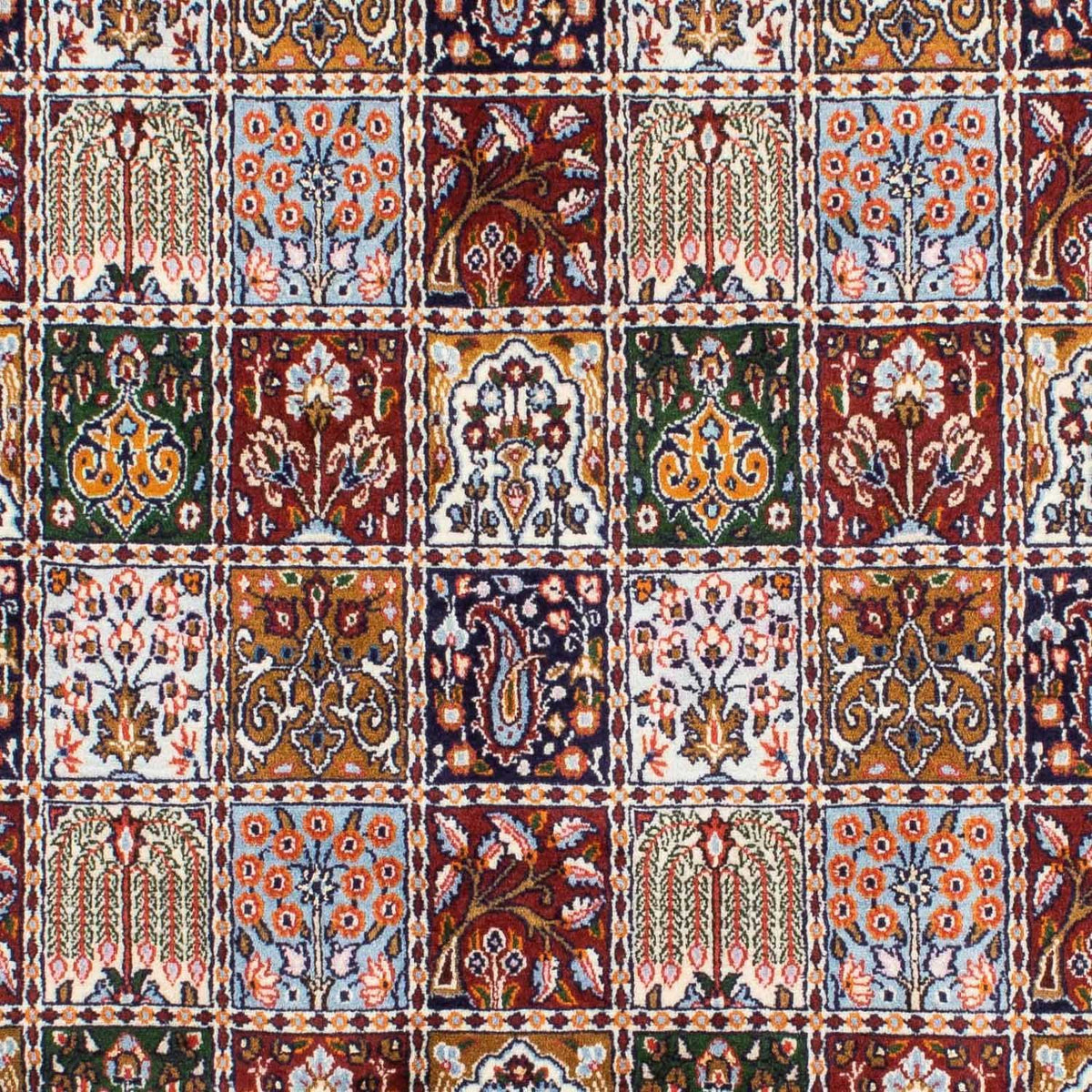 Alfombra persa - Clásica - 202 x 148 cm - rojo oscuro