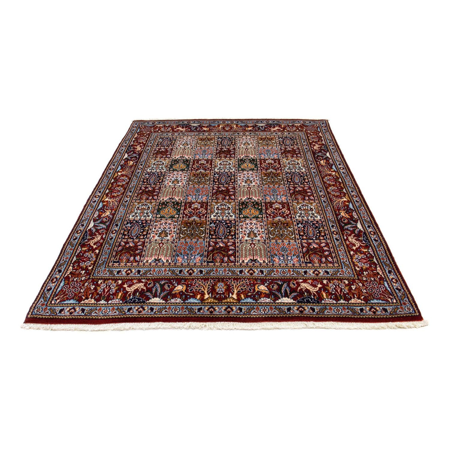 Alfombra persa - Clásica - 202 x 148 cm - rojo oscuro