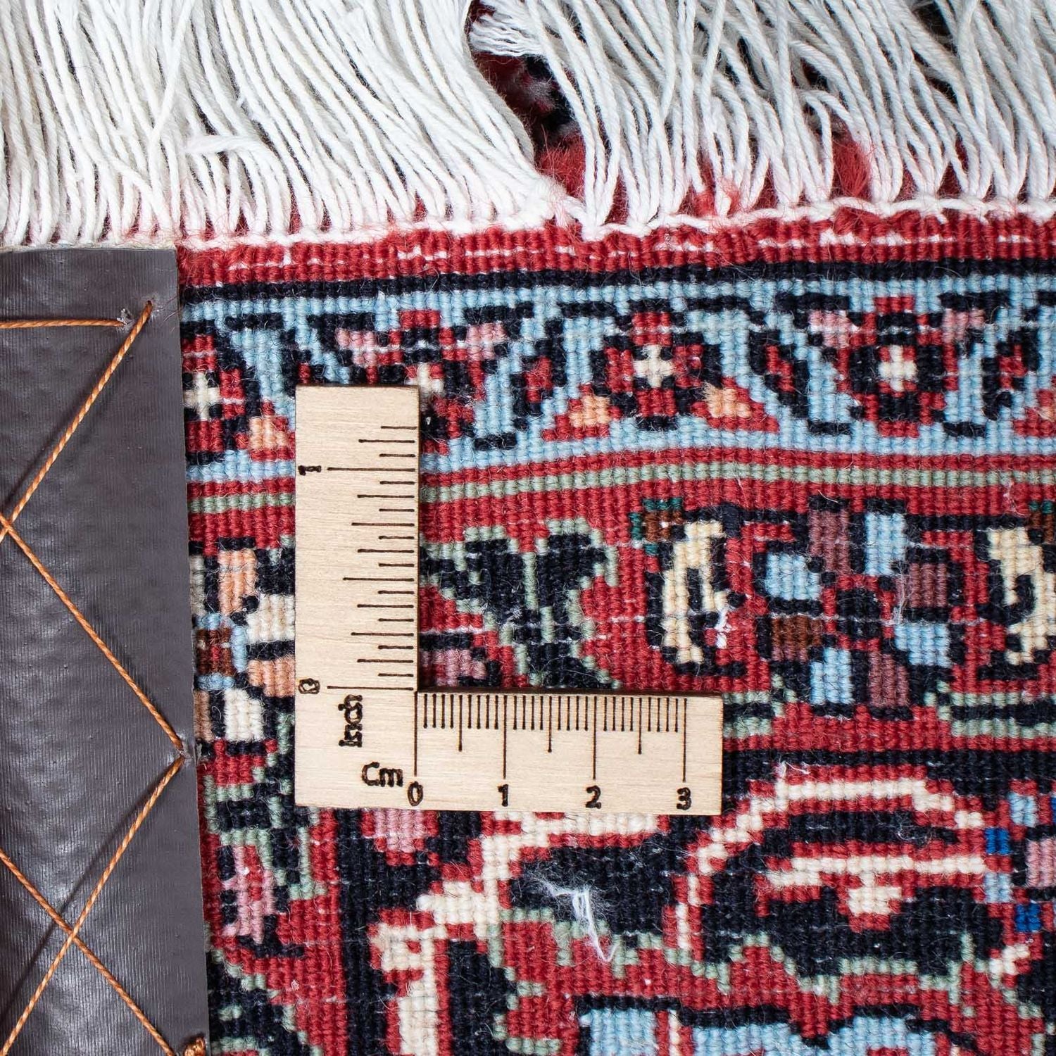 Alfombra persa - Bidjar - 205 x 136 cm - rojo oscuro