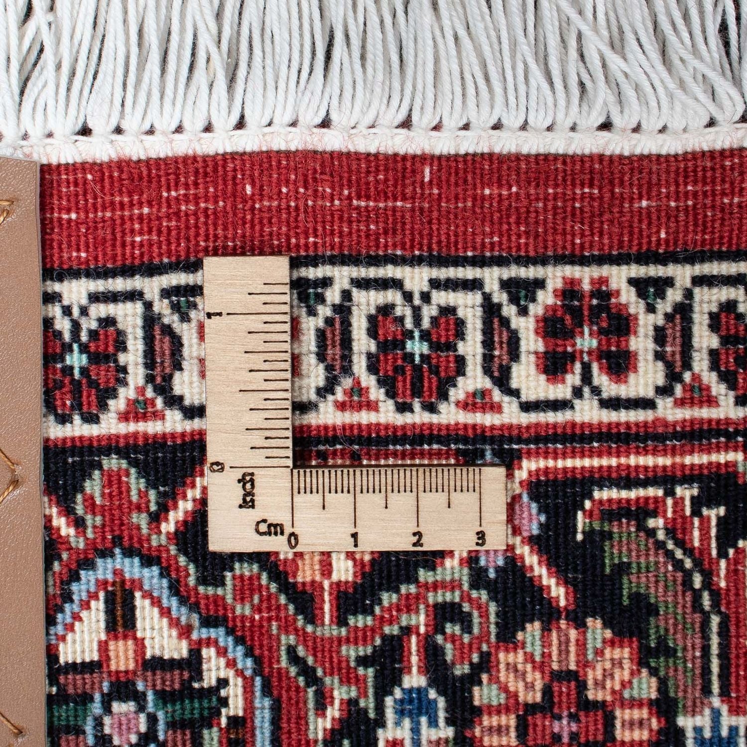 Alfombra de pasillo Alfombra persa - Bidjar - 195 x 98 cm - rojo