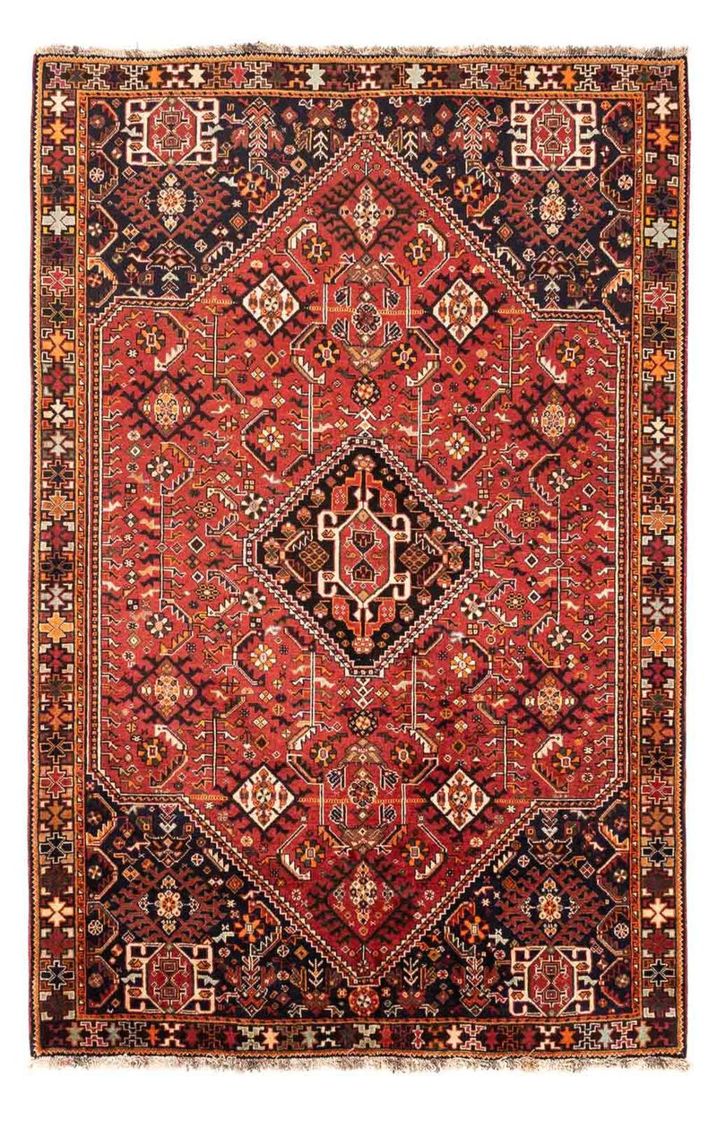Alfombra persa - Nómada - 252 x 163 cm - rojo claro