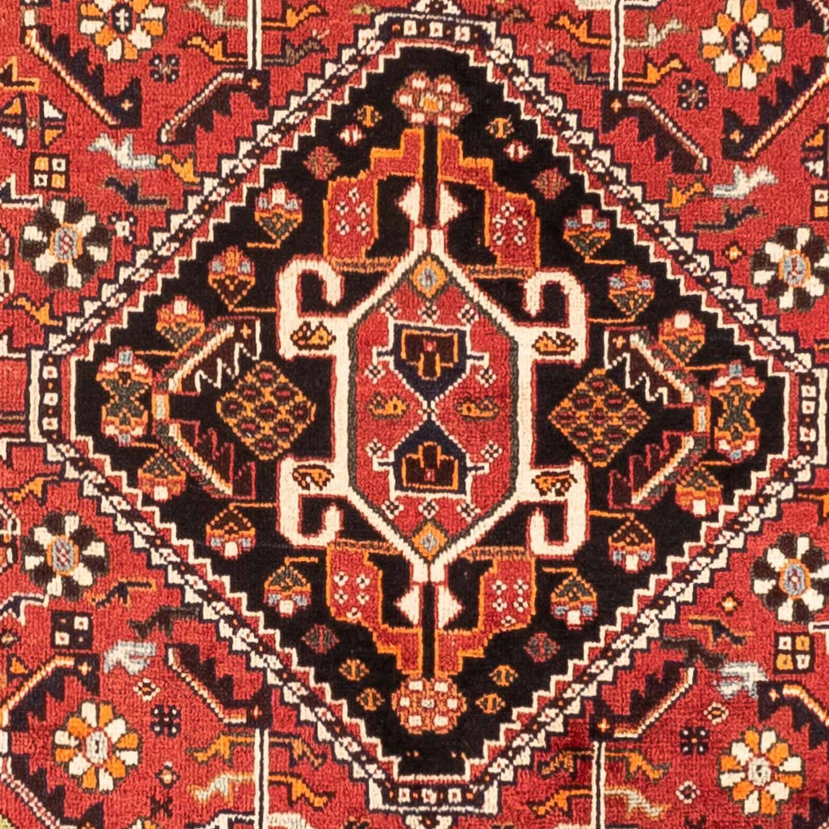Alfombra persa - Nómada - 252 x 163 cm - rojo claro