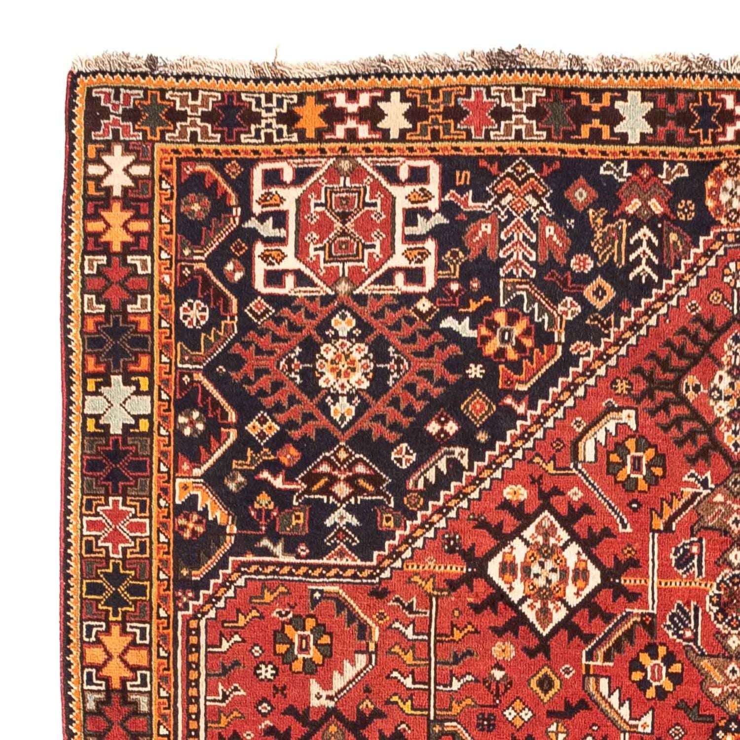 Alfombra persa - Nómada - 252 x 163 cm - rojo claro