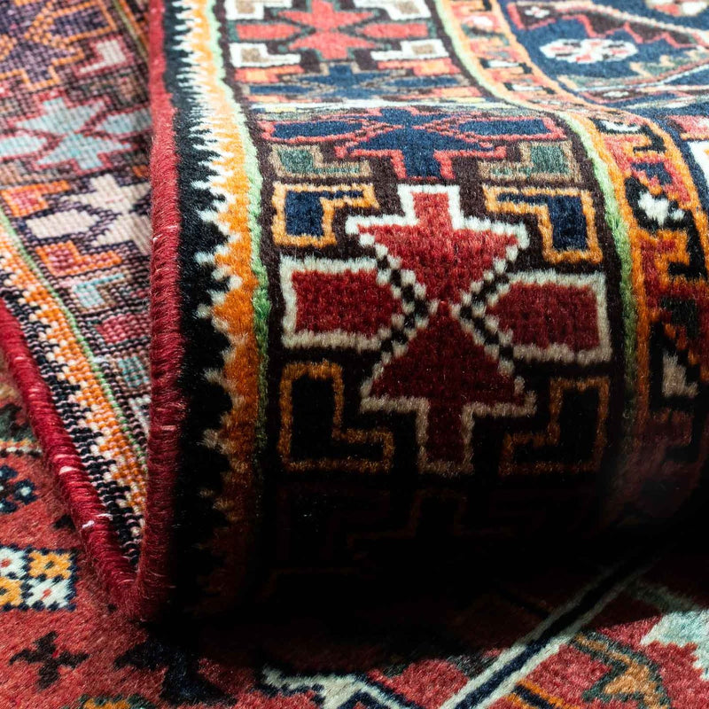 Alfombra persa - Nómada - 252 x 163 cm - rojo claro