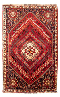 Alfombra persa - Nómada - 256 x 163 cm - rojo oscuro