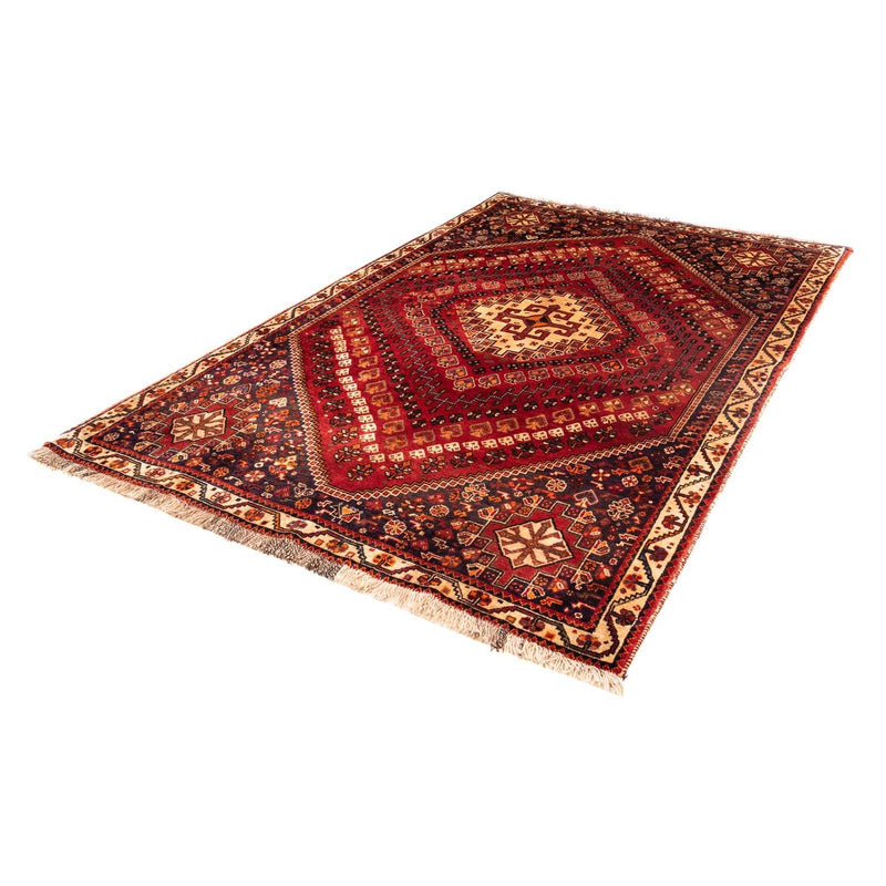 Alfombra persa - Nómada - 256 x 163 cm - rojo oscuro