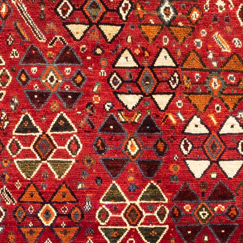 Alfombra persa - Nómada - 233 x 152 cm - rojo oscuro