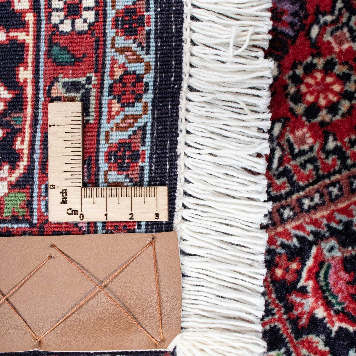 Alfombra persa - Bidjar - 215 x 132 cm - rojo claro