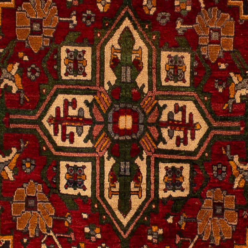 Alfombra persa - Nómada - 290 x 206 cm - rojo oscuro