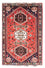 Alfombra persa - Nómada - 170 x 116 cm - rojo oscuro