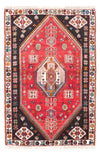Qashqai Alfombra 102x152cm - Alfombra persa - Rectángulo / Rojo / 102 x 152 cm Rectángulo