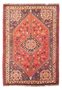 Alfombra persa - Nómada - 167 x 128 cm - rojo oscuro