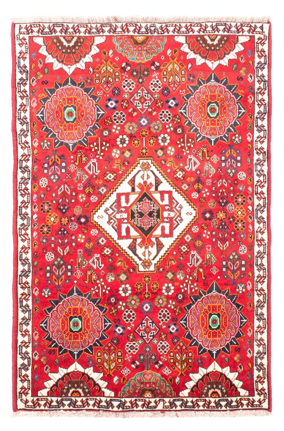 Alfombra persa - Nómada - 171 x 113 cm - rojo