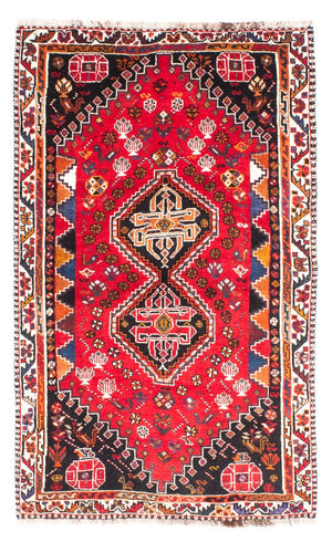 Alfombra persa - Nómada - 168 x 105 cm - rojo oscuro