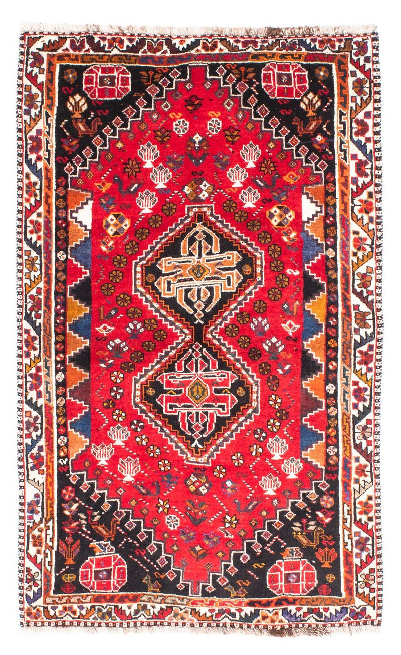 Alfombra persa - Nómada - 168 x 105 cm - rojo oscuro