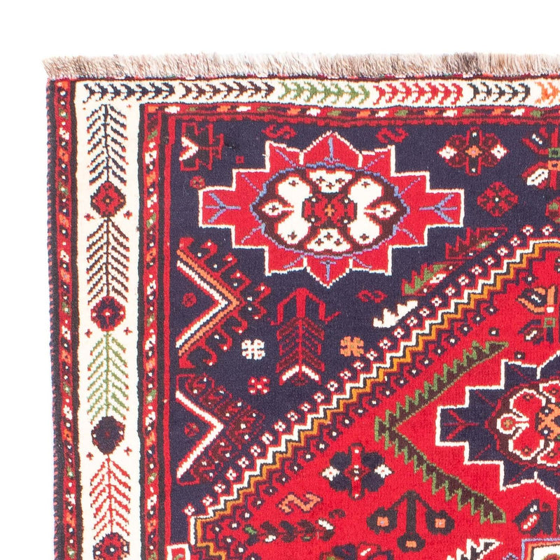 Alfombra persa - Nómada - 158 x 117 cm - rojo oscuro
