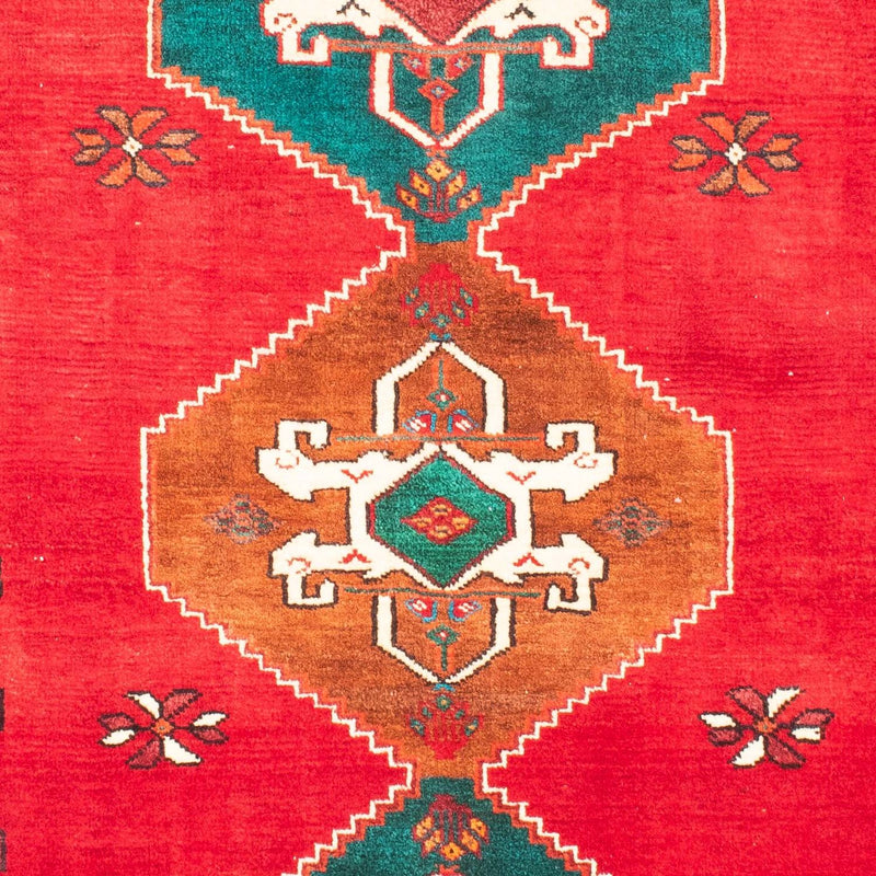 Alfombra persa - Nómada - 160 x 110 cm - rojo oscuro