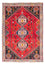 Alfombra persa - Nómada - 151 x 106 cm - rojo oscuro