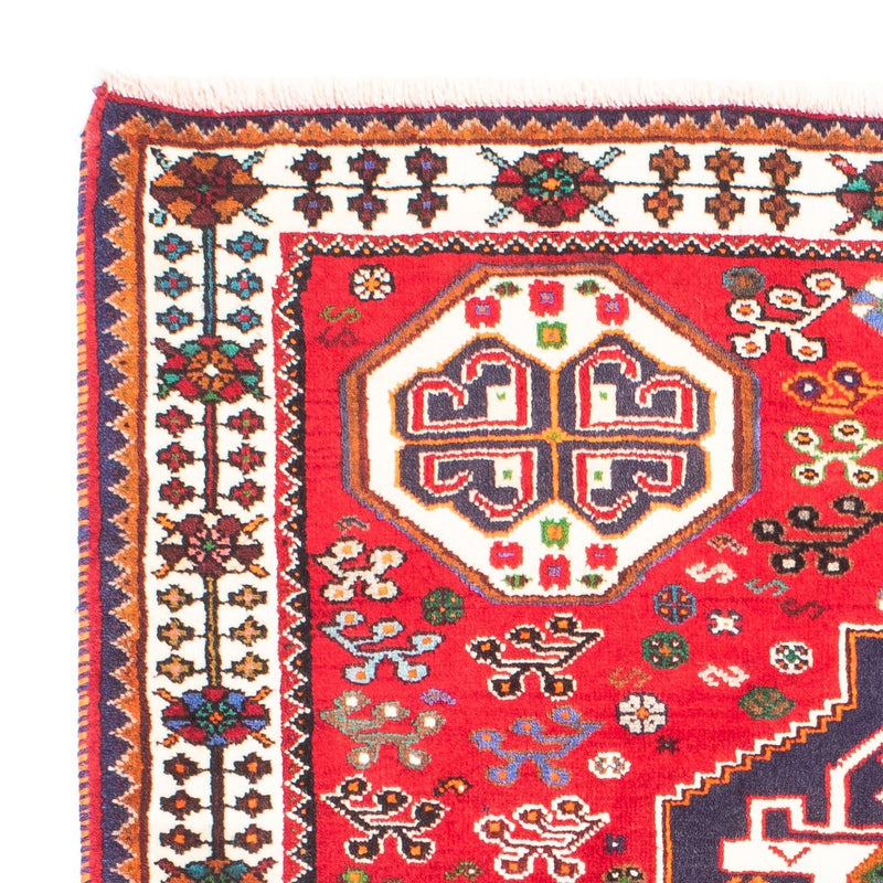 Alfombra persa - Nómada - 158 x 112 cm - rojo oscuro