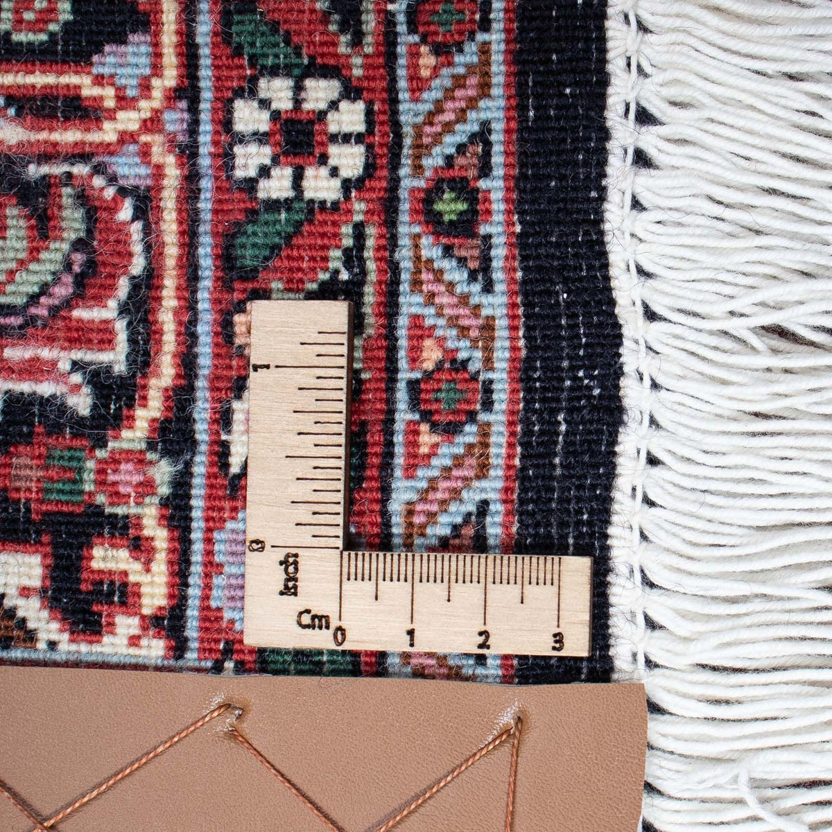 Alfombra persa - Bidjar - 203 x 127 cm - azul oscuro