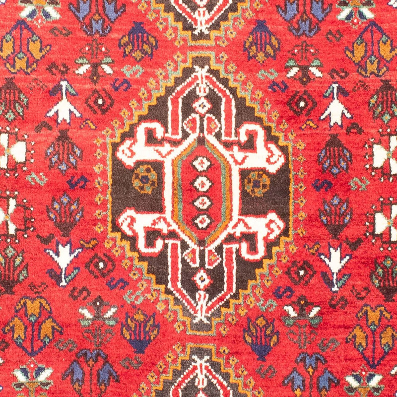 Alfombra persa - Nómada - 162 x 114 cm - rojo oscuro