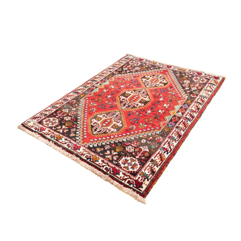 Alfombra persa - Nómada - 162 x 114 cm - rojo oscuro