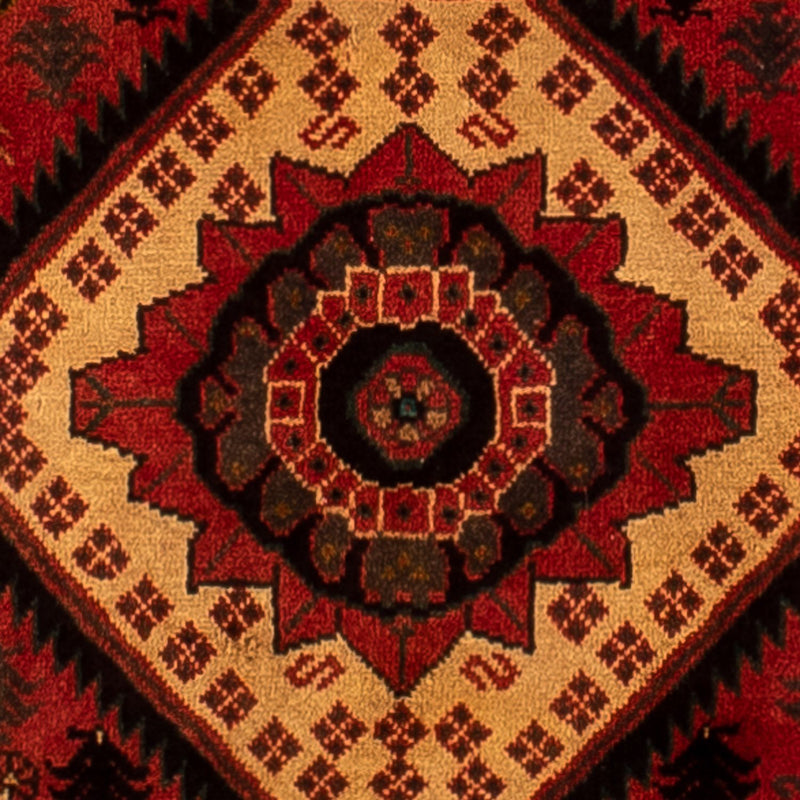 Alfombra persa - Nómada - 273 x 203 cm - rojo oscuro