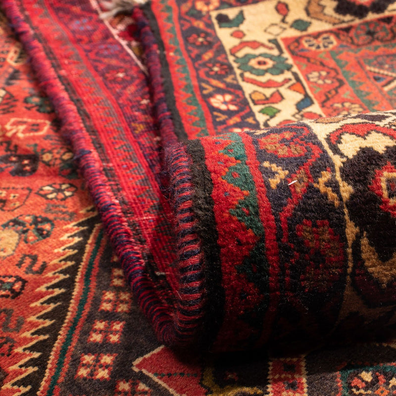 Alfombra persa - Nómada - 273 x 203 cm - rojo oscuro