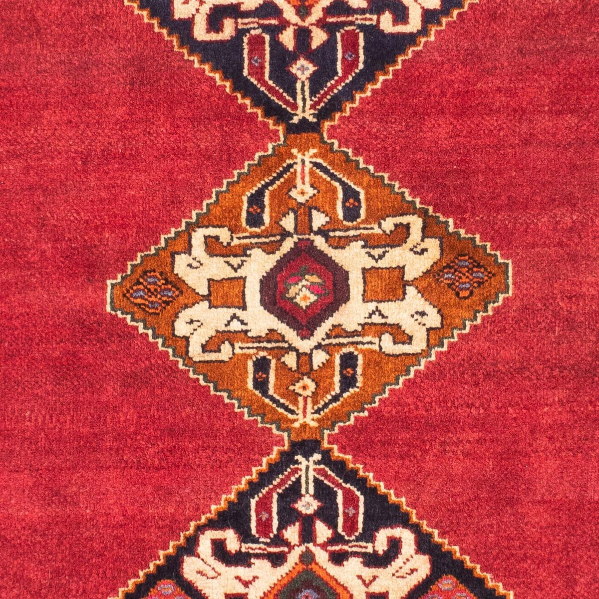 Alfombra persa - Nómada - 155 x 110 cm - rojo oscuro