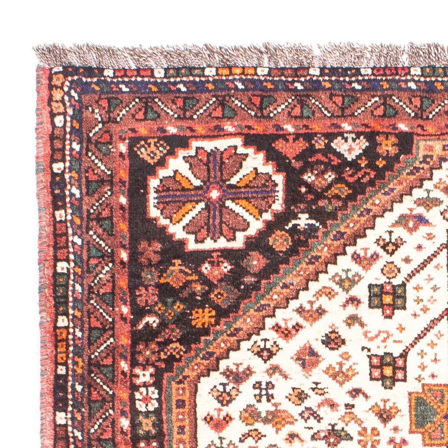 Alfombra persa - Nómada - 148 x 103 cm - beige