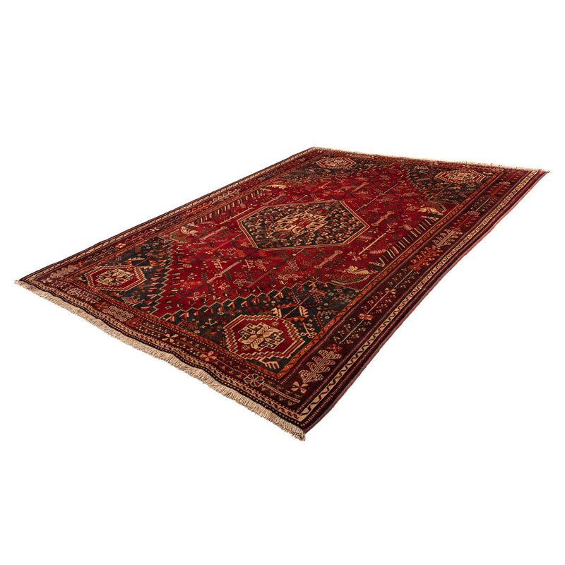 Alfombra persa - Nómada - 305 x 214 cm - rojo oscuro