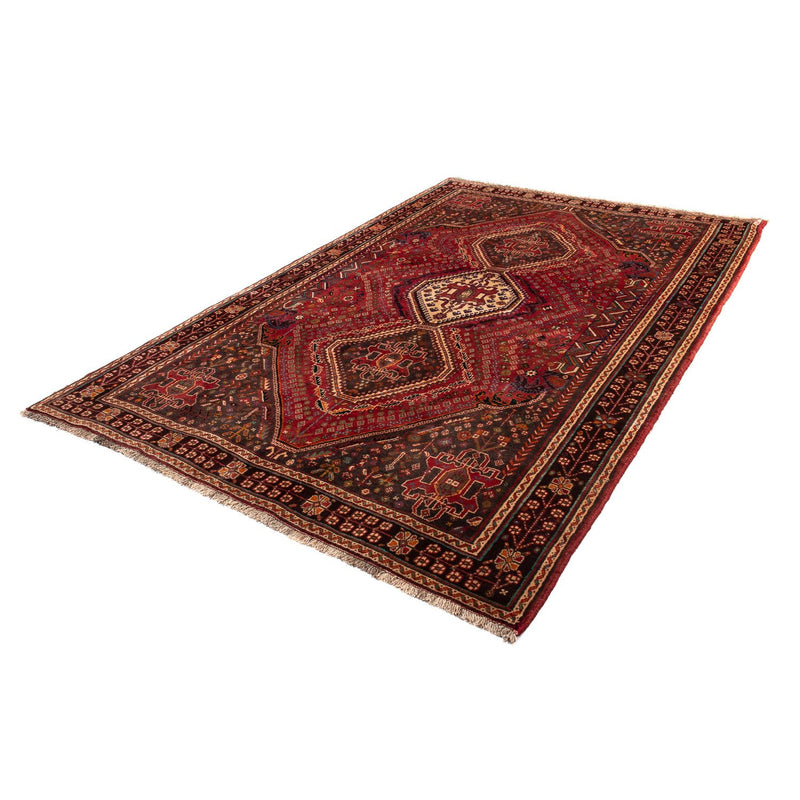 Alfombra persa - Nómada - 280 x 177 cm - rojo oscuro