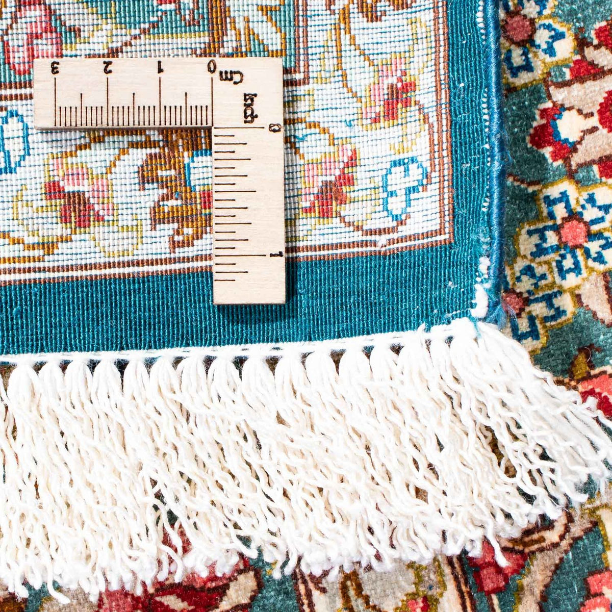 Alfombra persa - Ghom - 150 x 101 cm - verde