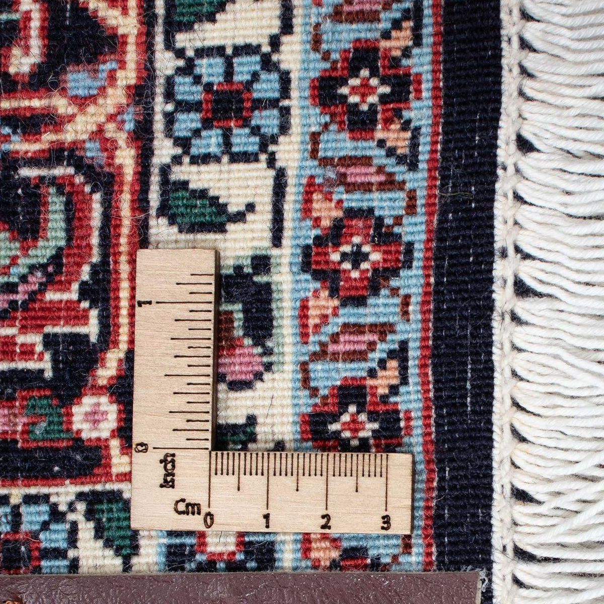 Alfombra persa - Bidjar - 204 x 131 cm - rojo claro