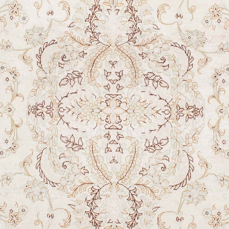 Alfombra persa - Ghom - 147 x 99 cm - beige